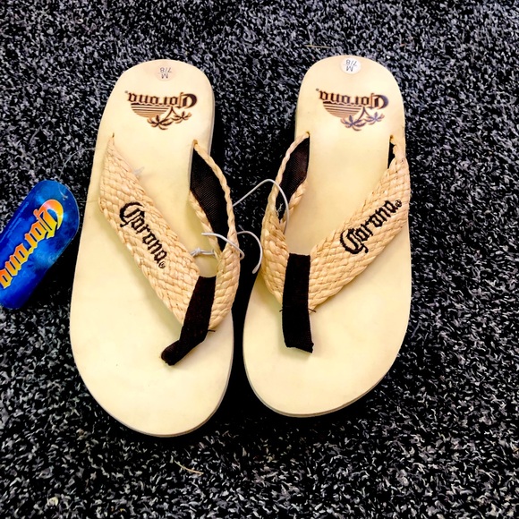 Women’s NEW Corona wedge/platform sandals/flip flops Sz. 7/8 - Picture 1 of 6